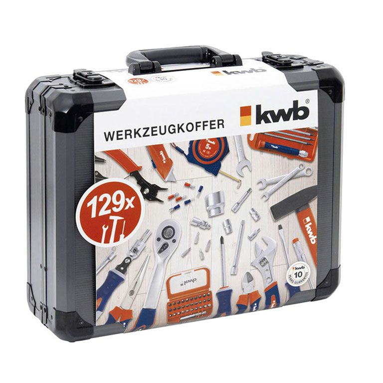 KWB Gereedschapskoffer 129 Delig | Gereedschapskist.nl