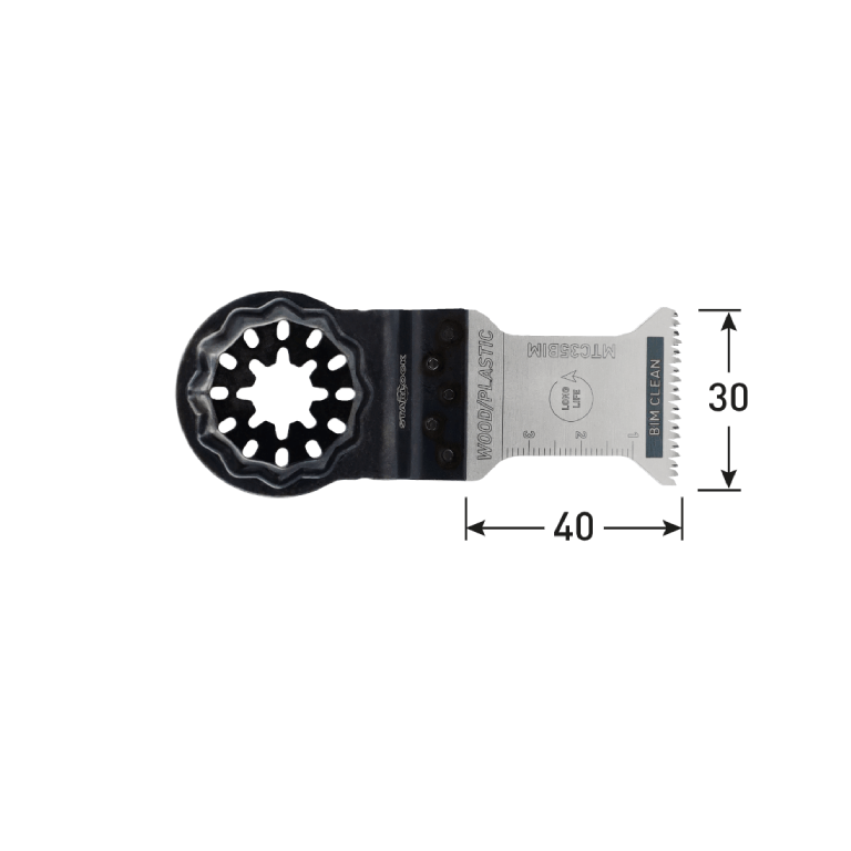 Rotec BIM Starlock Multitool Invalzaagblad type MTF30bi