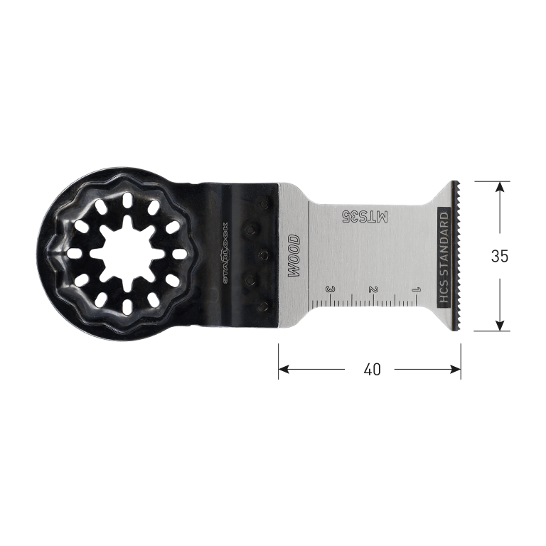 Rotec BIM Starlock Multitool Invalzaagblad type MTS35bi